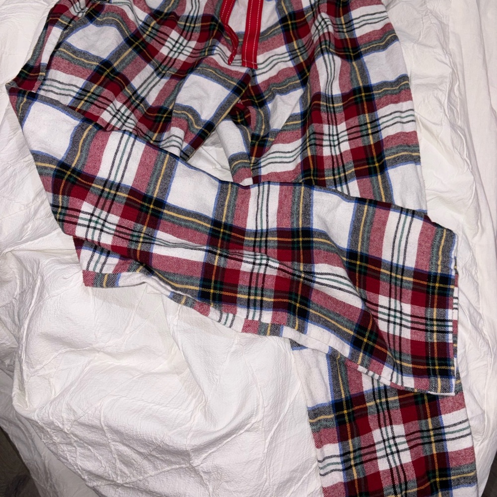 Red and White Plaid Flannel Pajama Pants ❤️🤍